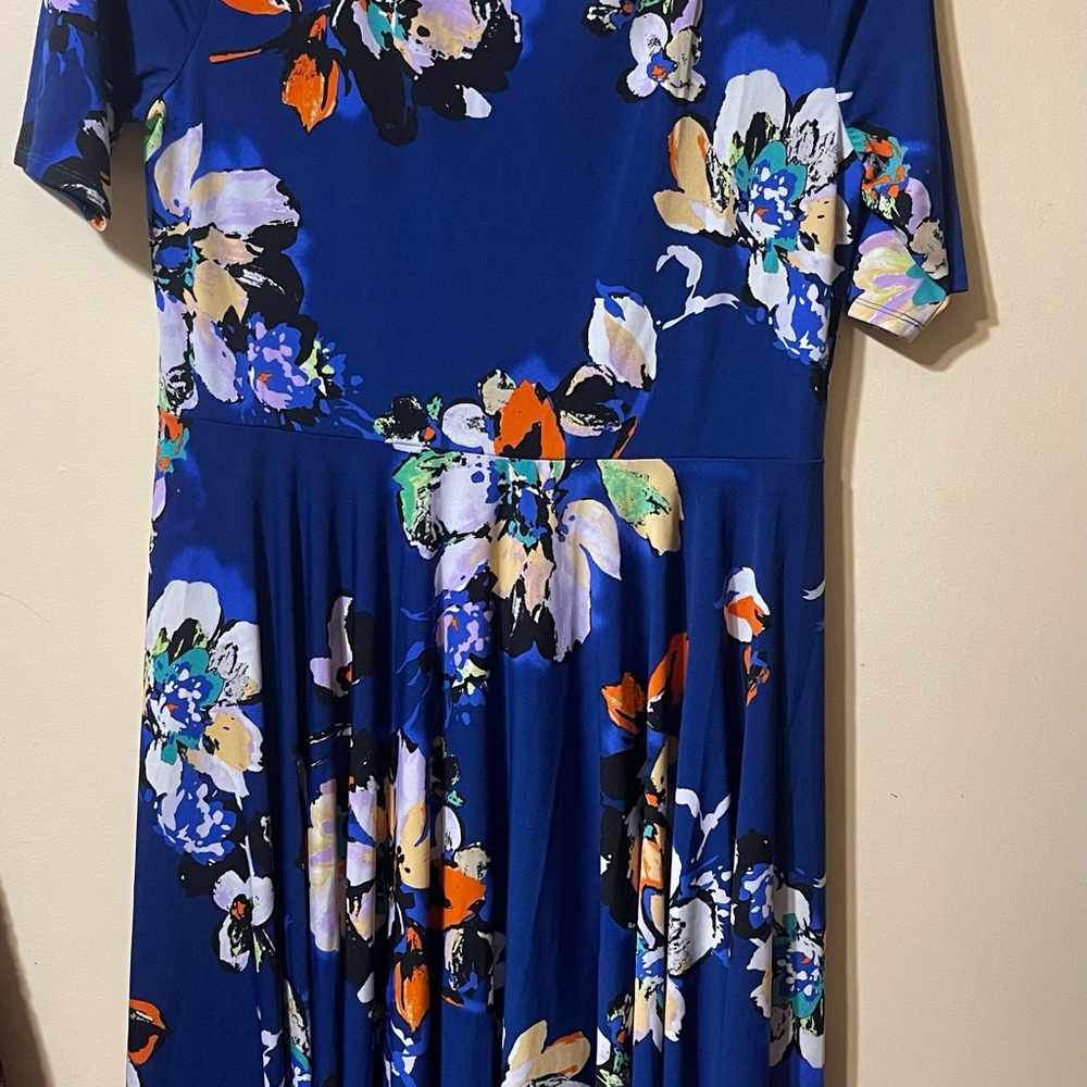 Floral Blue Dress